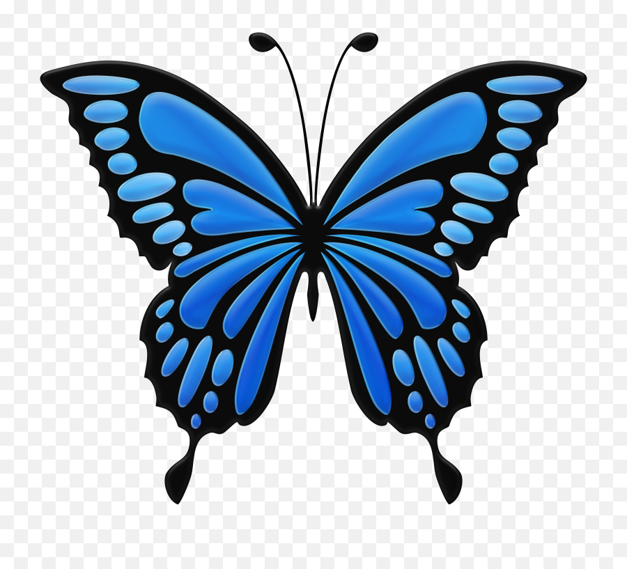 Download Blue Butterfly Clipart Png Transparent