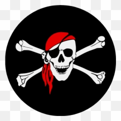 Pirate Skull Transparent Png Clipart - Skull And Crossbones Pirate,Pirate Transparent