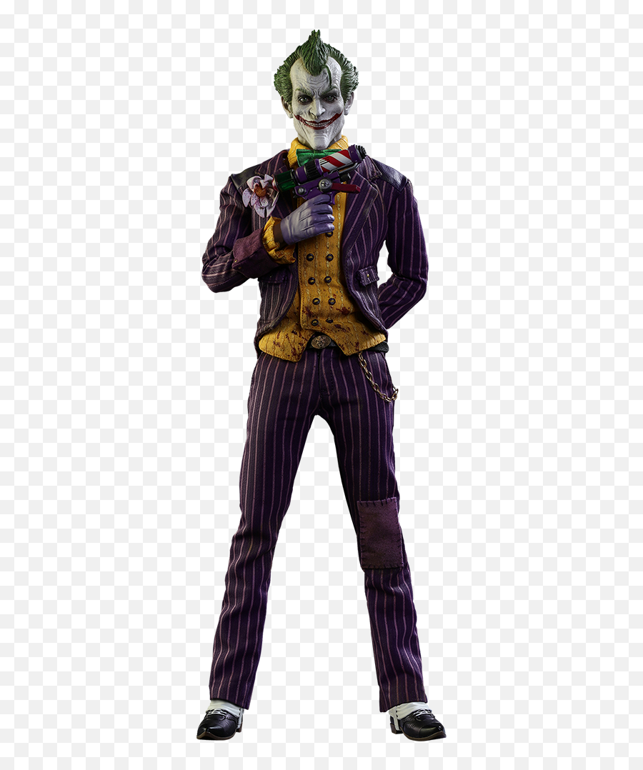 Dc Comics The Joker Sixth Scale Figure By Hot Toys - Batman Arkham Asylum Joker Png,The Joker Png