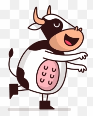Dibujos Animados De Pie Vaca - Descargar Pngsvg Transparente Cartoon Businessman Shaking Hands Business Cartoon Transparent,Vaca Png