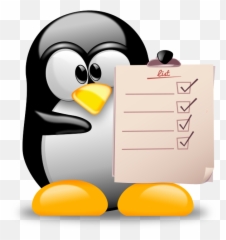 150 Tux Ideas - Checker Cartoon png
