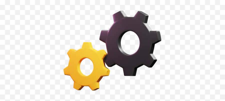 Gears Icon - Download In Colored Outline Style Solid Png,Gears Icon