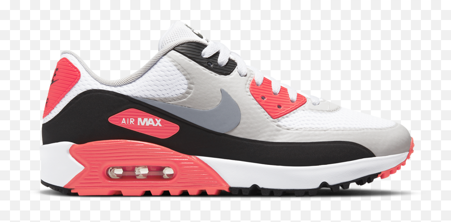Air Max 90 G Golf Shoe - Infared Nike Air Max 90 Golf Infrared Png,Footjoy Icon Golf Shoes Closeouts