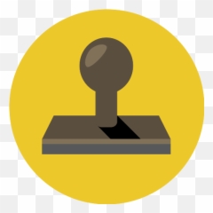 Stamp Label Rubber Approved Seal Check Mark Vector Svg Icon - Dot png