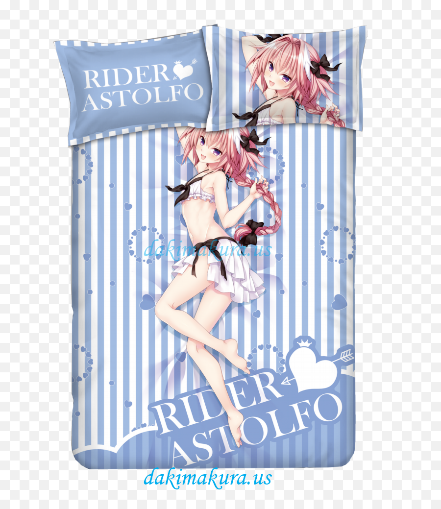 70 - Cheap Astolfo Fate Blue Anime Bed Blanket Duvet Astolfo Bed Sheets Png,Astolfo Transparent