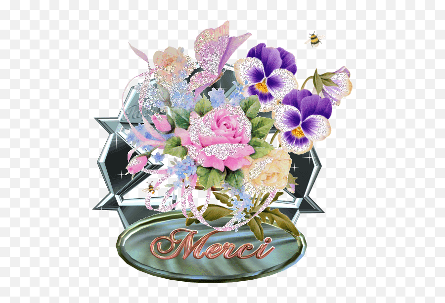 Bouquet De Fleurs Merci Gif Png Maria Skobtsova Icon