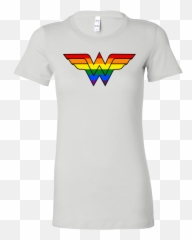 Wonder Woman Shirts Gay Pride Lgbt - Dashing Tee Png,Wonder Woman Gay Icon