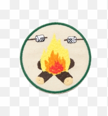 Camping With Friends Patch Crewel Png