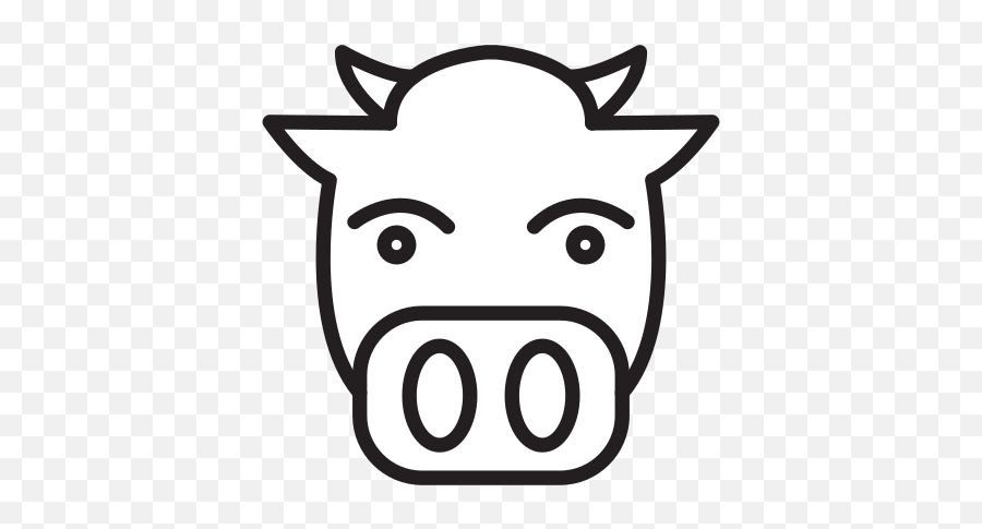 Cow Free Icon Of Selman Icons - Dot Png,Cow Face Icon