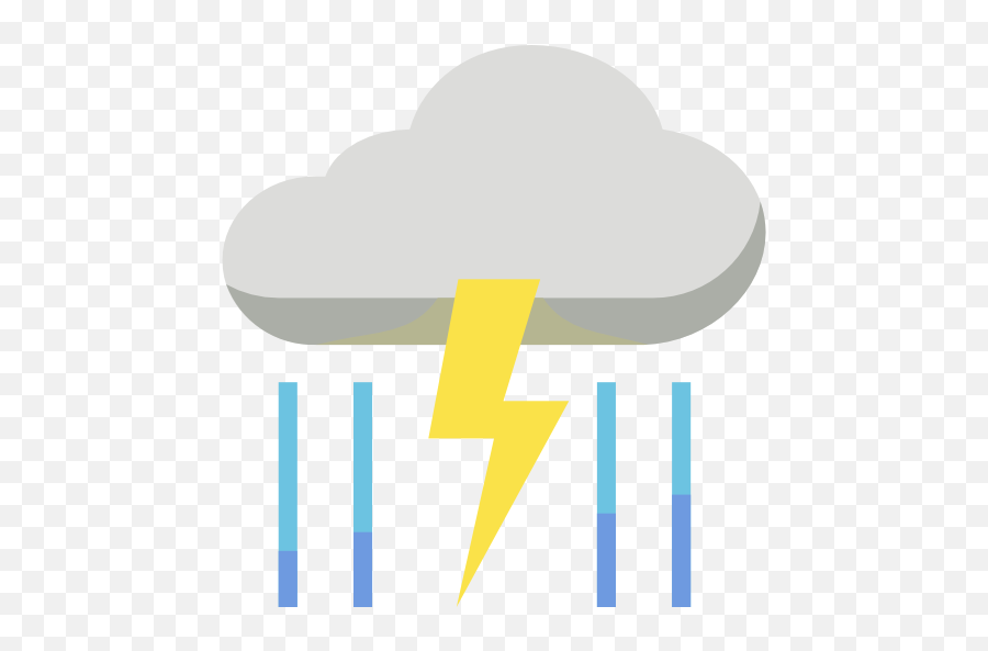 Thunderstorm - Free Weather Icons Language Png,Scattered Thunderstorms Icon