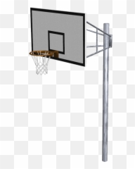 Basketball Champions League Backboard Canestro Clip - Side View Cartoon Hoop png