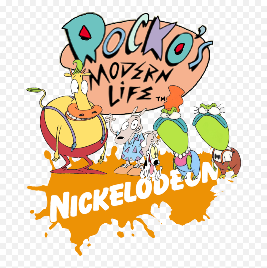 Animation - Rockos Modern Life Logo Png,Nicktoons Logo