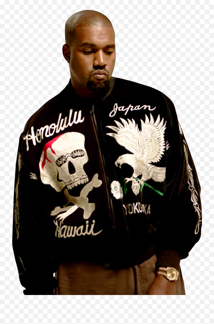 Kanye West Png Transparent Image - Kayne West Ft Lil Pump I Love,Kanye Png