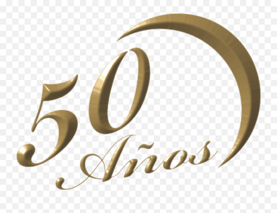 50 Años Cumpleaños Dorado Png Image - 50 Aniversario De Bodas Logo,50 Png