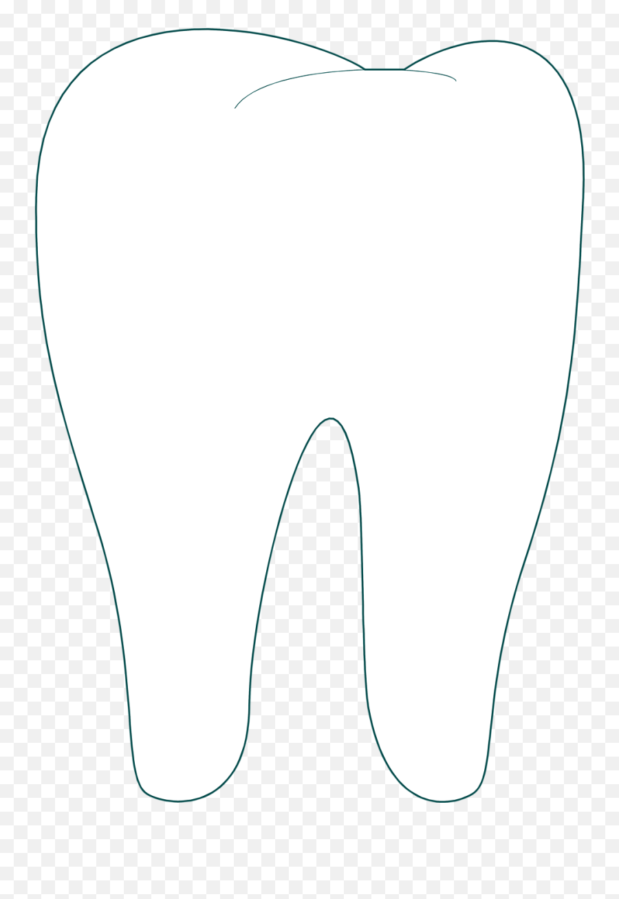 White Tooth Clipart - Transparent Background Tooth Png Clipart,Tooth Transparent Background