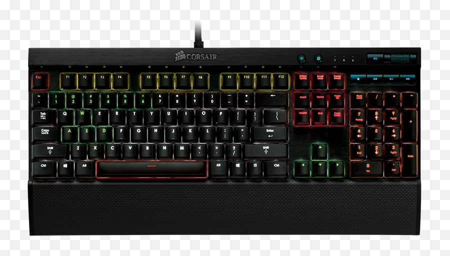 Corsair K70 Rgb Mechanical Keyboard Review Plenty Of - Corsair K95 Rgb Png,Corsair Gaming Logo