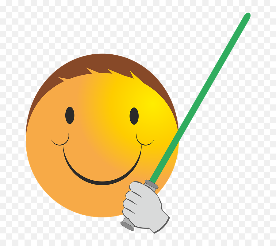 Smiley Jedi Luke - Free Vector Graphic On Pixabay Jedi Emote Png,Luke Skywalker Png