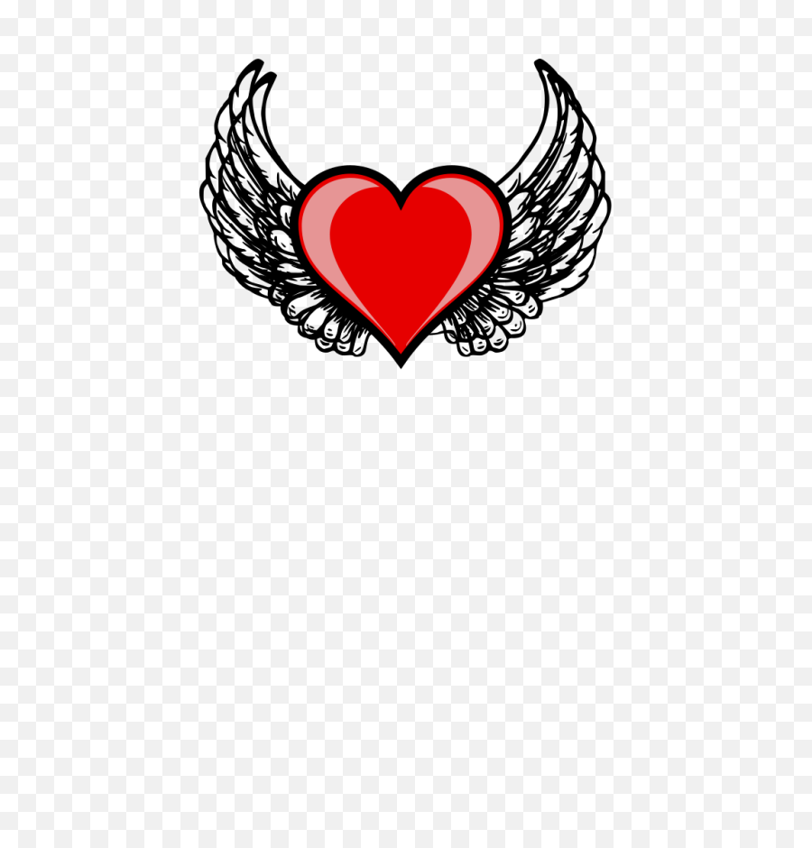 Heart Wing Logo Clip Art - Vector Clip Art Heart With Wings Png,Harley Davidson Logo With Wings