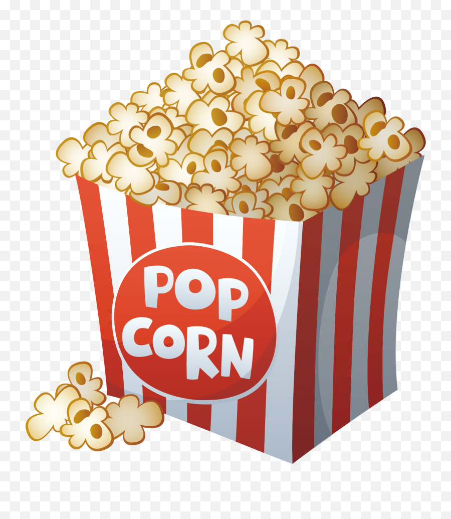 Download Popcorn Vector Cartoon Film Drawing Png File Hd - Dibujo De Palomitas De Maiz,Film Png