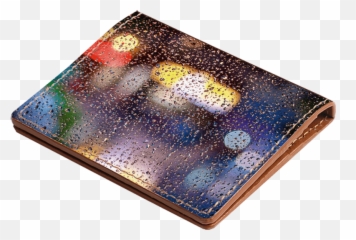 Rain Drops Hybrid Card Wallet - png