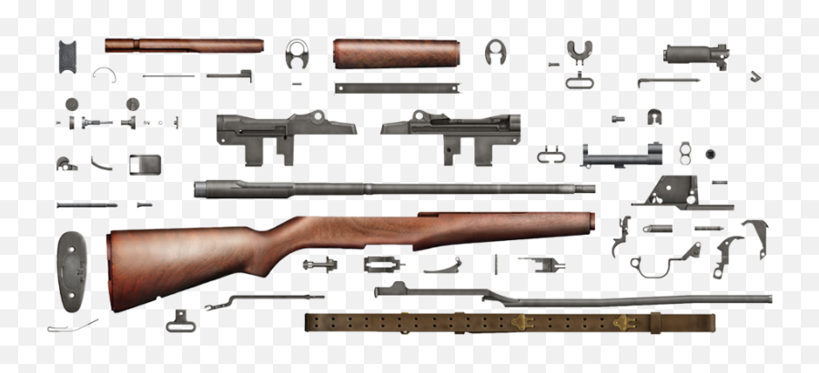 Parts Of M1 Garand Rifle - Parts Of M1 Garand Rifle Png,M1 Garand Png