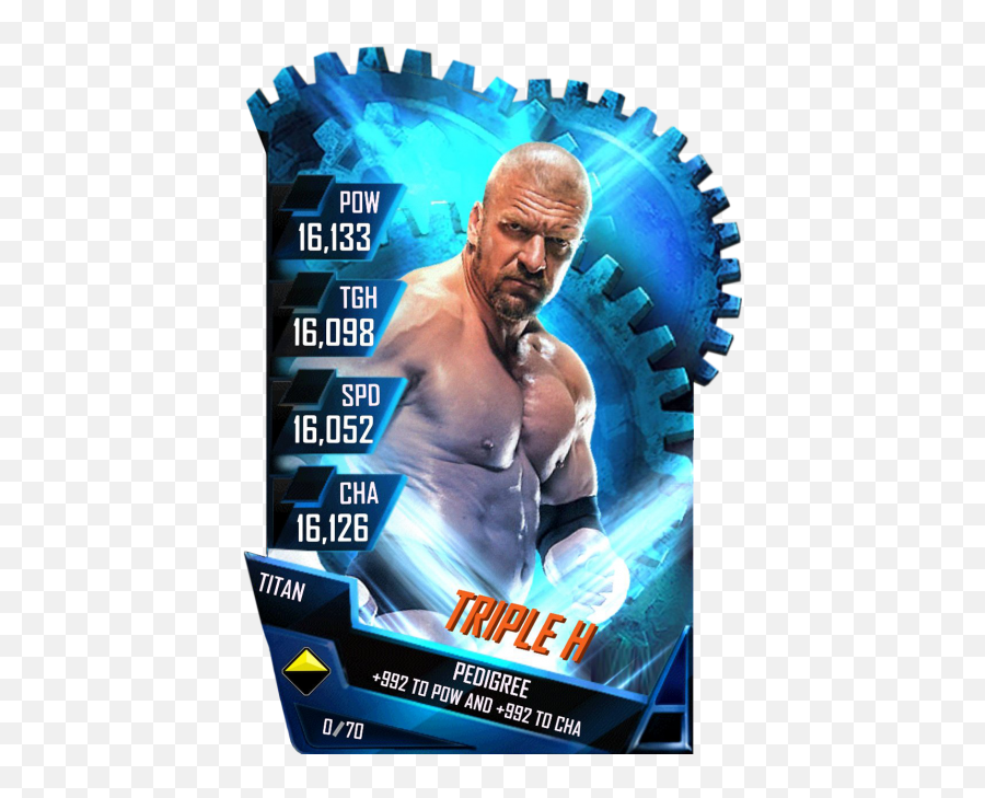 Triple H - Wwe Supercard Season 1 Debut Wwe Supercard Wwe Supercard Brie Bella Png,Triple H Png