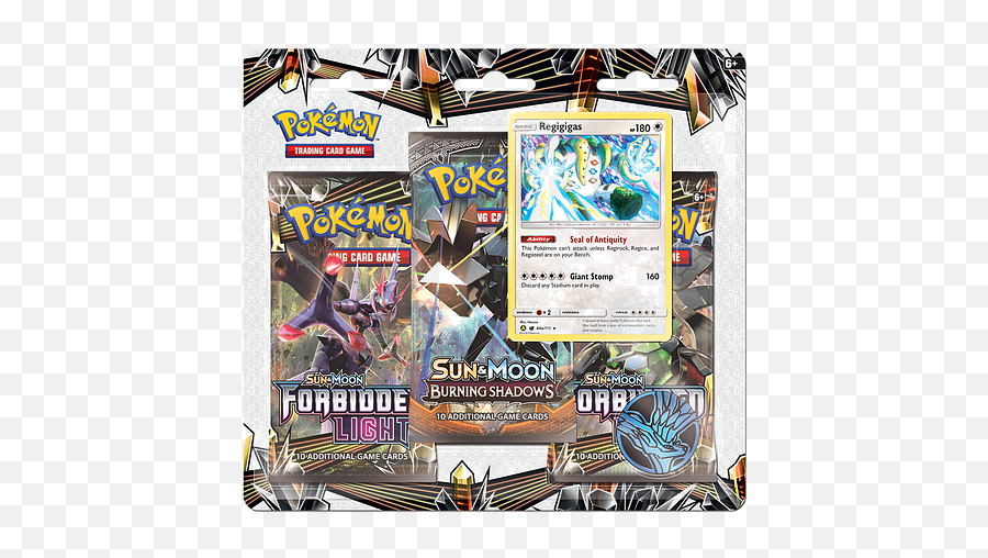 Pokemon Tcg Sun U0026 Moon Forbidden Light 3 - Pack Blister Mmpcollectables Sun And Moon Forbidden Light Png,Pokemon Cards Png