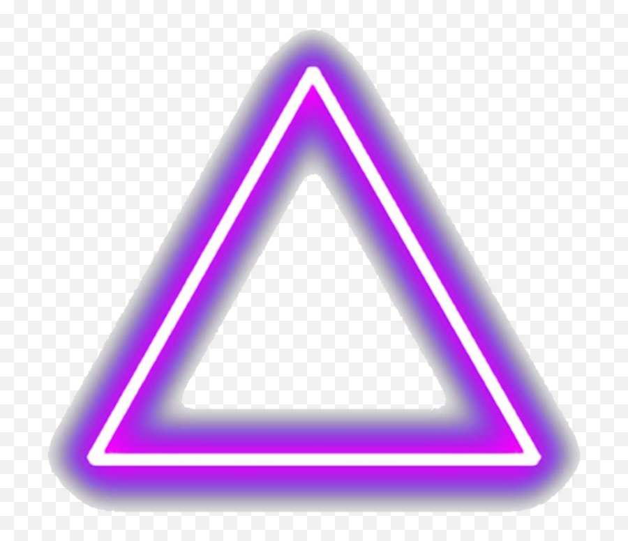 Glow Png Image Background - Transparent Neon Triangle Png,Glow Png