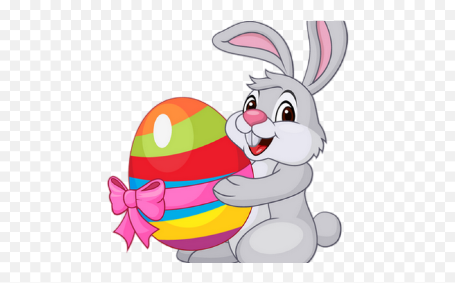 Easter Bunny Clipart Sunday - Easter Bunny Holding Egg Png,Ovo Png