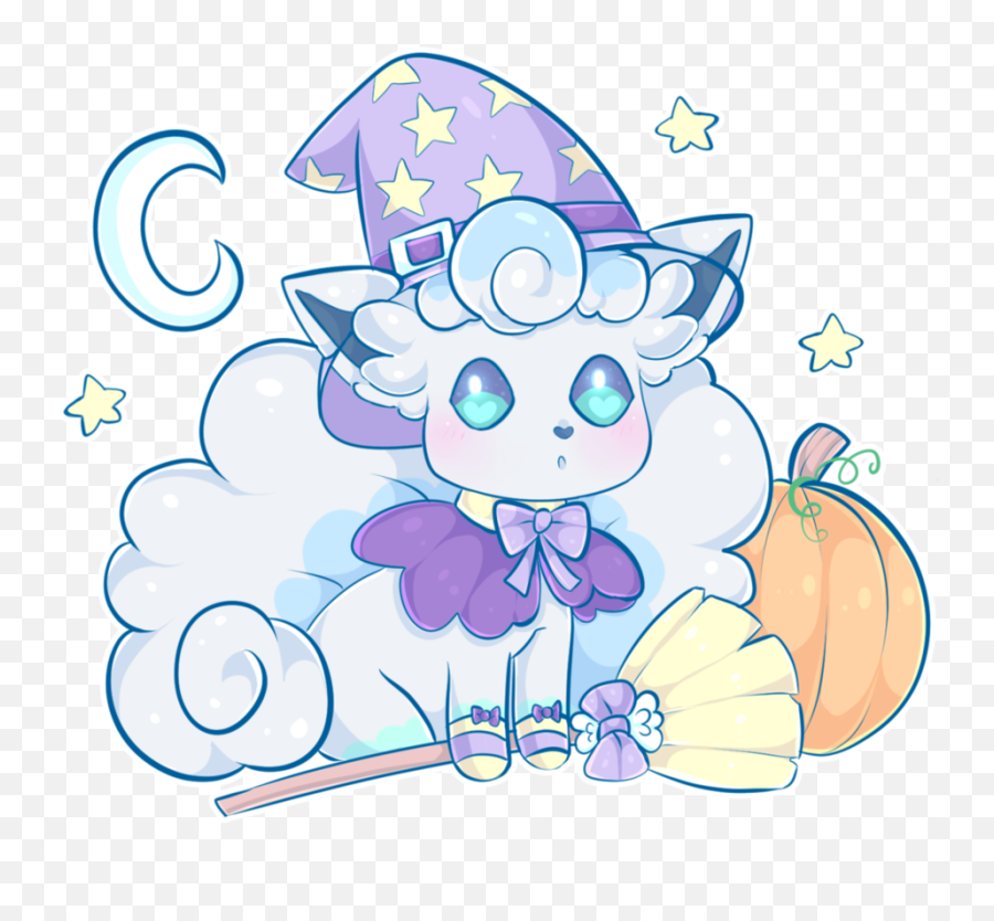 Halloween Alolan Vulpix - Sun And Moon Cute Pokemon Png,Vulpix Png