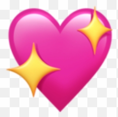 Pink Heart Emoji Png Transparent