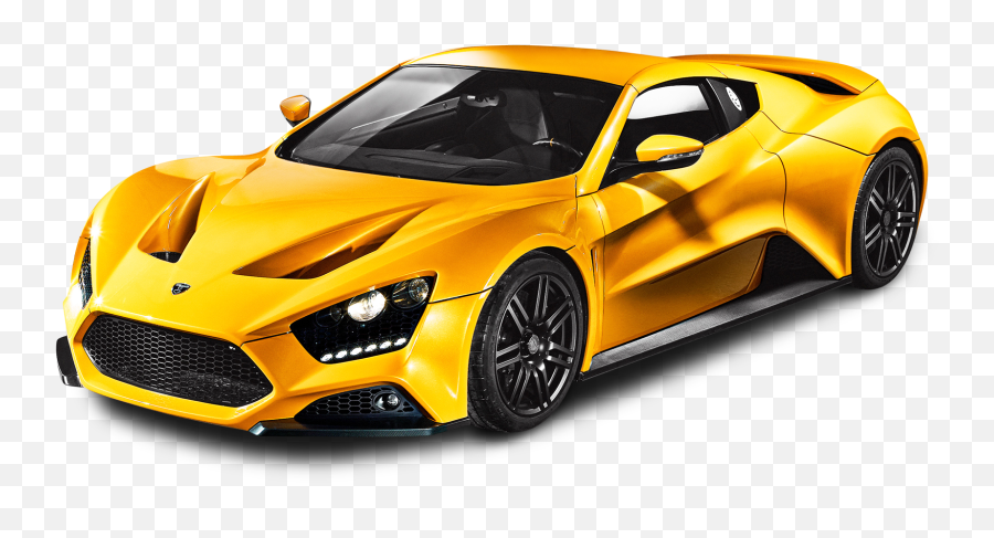 Yellow Zenvo St1 Car Png Image - Zenvo St1 Png,Sports Car Png
