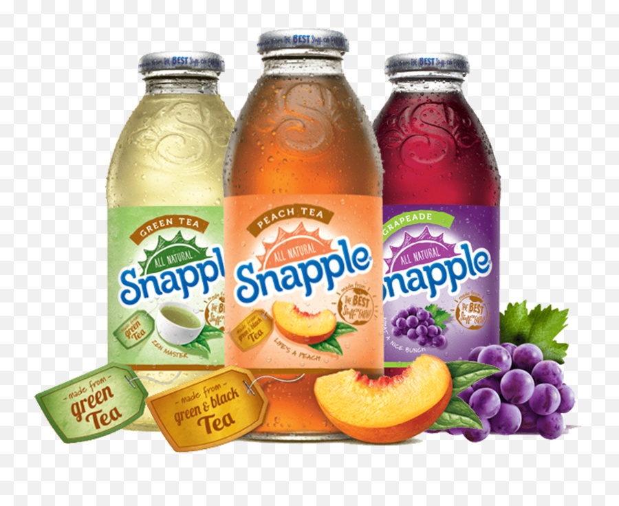 Snapple - Snapple Peach Tea Nutrition Facts Png,Snapple Png