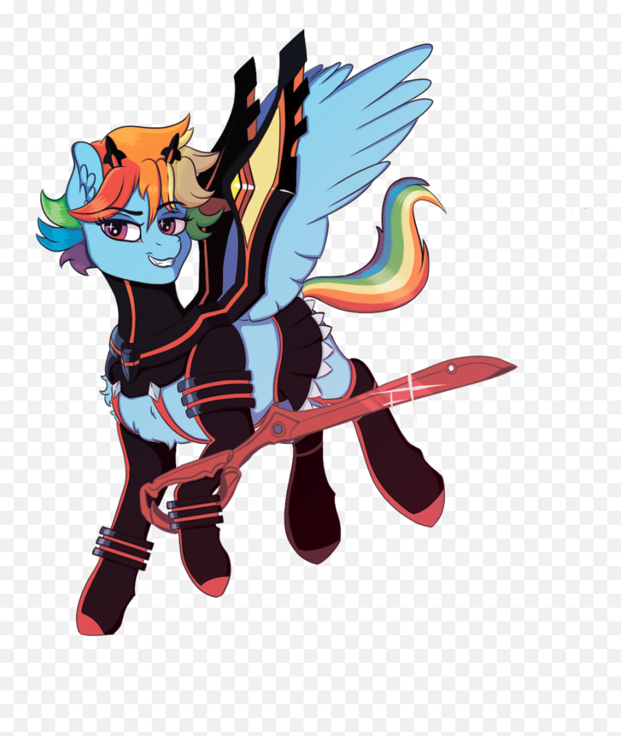 2237902 - Safe Artistsilverst Rainbow Dash Pegasus Pony Cartoon Png,Ryuko Matoi Png