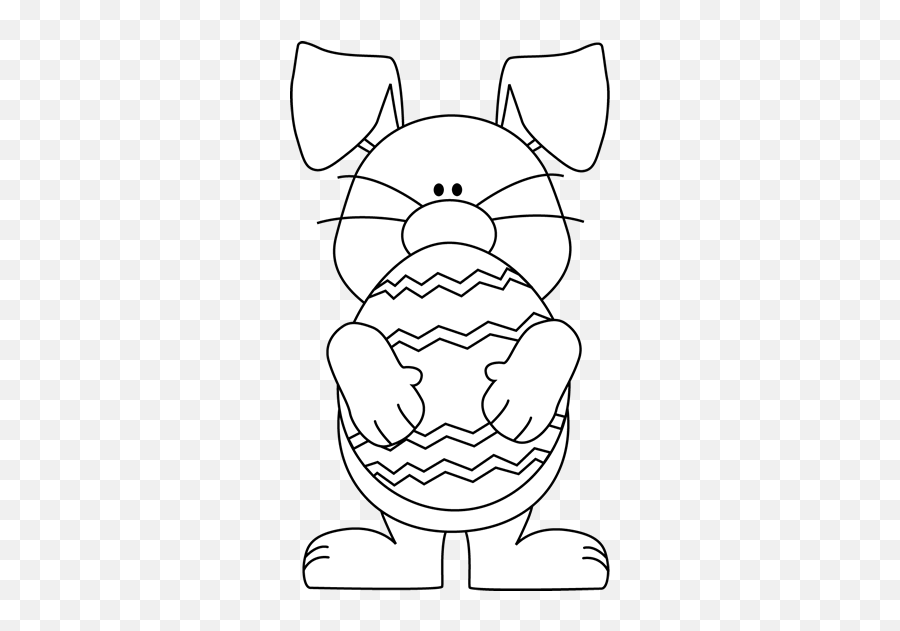 Easter Bunny Clip Art - Easter Bunny Images Easter Bunny Easter Clipart Black And White Png,Easter Clipart Transparent Background
