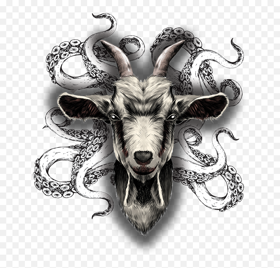 A Place For My Head - Goat Head With Tentacles Png,Goat Head Png