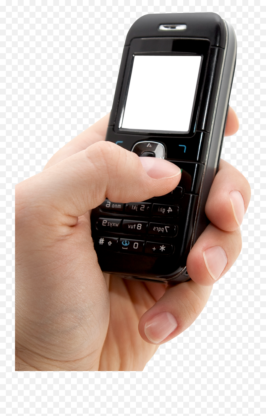 Phone In Hand Png Image - Mobile Png,Clock Hand Png