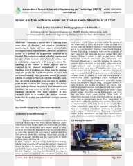Pdf Irjet - Stress Analysis Of Mechanisms For Trolleycum Pause Still Langton Png,Cum Png
