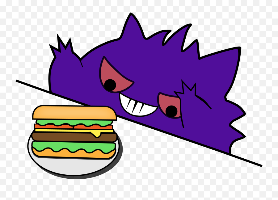 Gengar The Lil Chonk Pokemon - Clip Art Png,Gengar Png