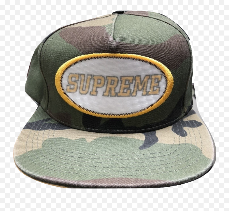 Supreme Hat Png - Supreme Patch Camo Snapback Baseball Cap For Baseball,Supreme Hat Png