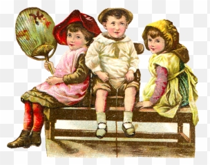 Antique Images Free Victorian Clip Art Children - Playing png