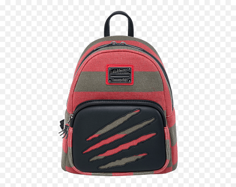 Freddy Sweater Mini Backpack By Loungefly - Nightmare On Elm Street Loungefly Png,Nightmare On Elm Street Logo