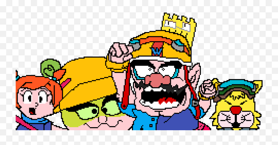 Pixilart - Wario Ware Gold By Anonymous Fictional Character Png,Wario Transparent