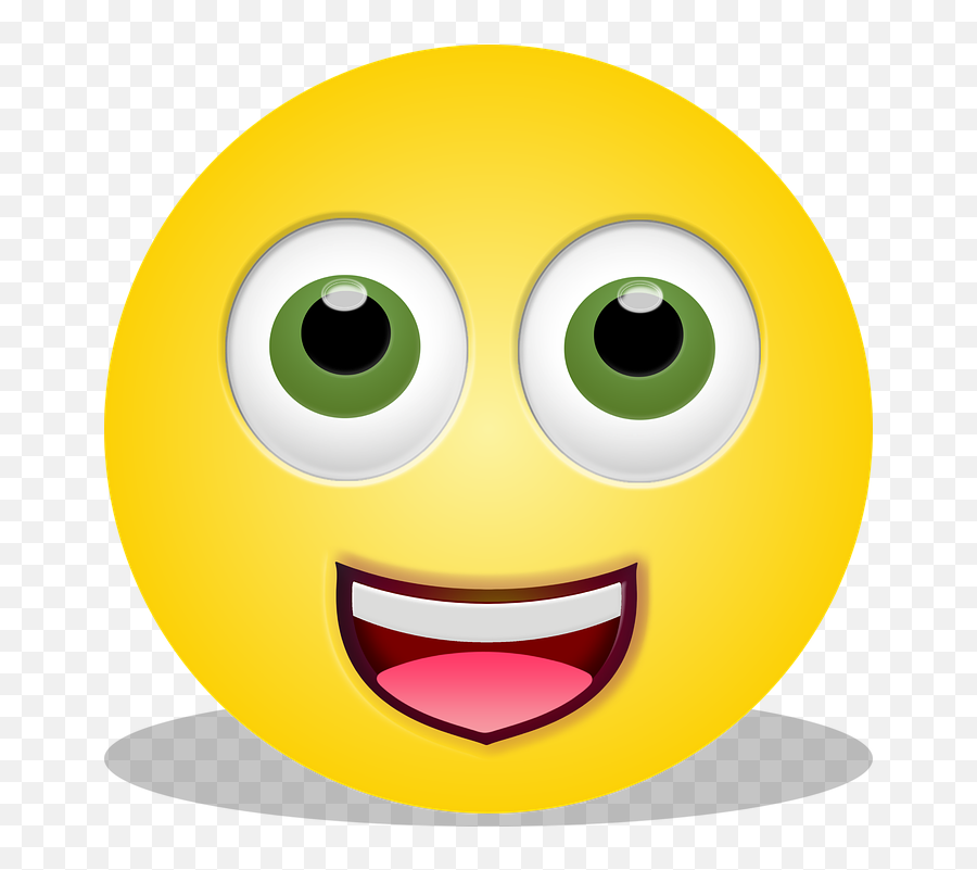 Gradient Emoji Transparent Background Png Mart - Emoji Happy Surprised Face,Scared Emoji Transparent