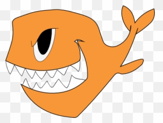 Evil Fish Clipart - Png Download Full Size