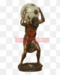 Download Mythology Statues And Roman - Atlas Greek Mythology Greek Mythology Lamp Png,Roman Bust Png