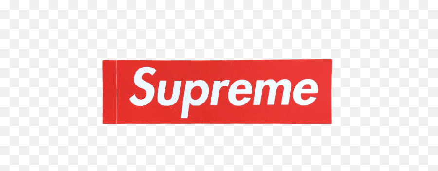 Supreme Box Logo Sticker - Box Logo Supreme Stickers Png,Highsnobiety Logo