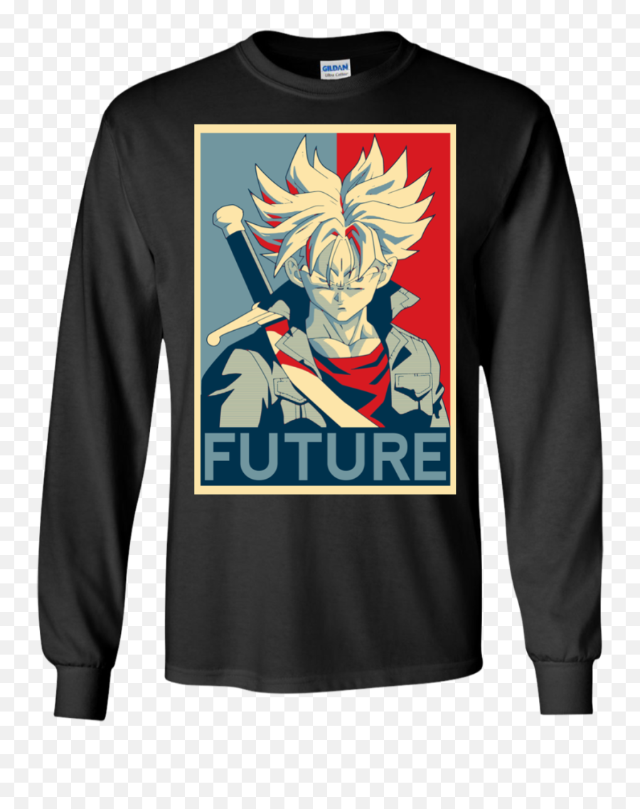 Future Trunks T - Shirt Long Sleeve 240 Future Trunks Hope Poster Png,Future Trunks Png