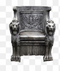 King Chair Png - Stone Throne Png,Throne Png