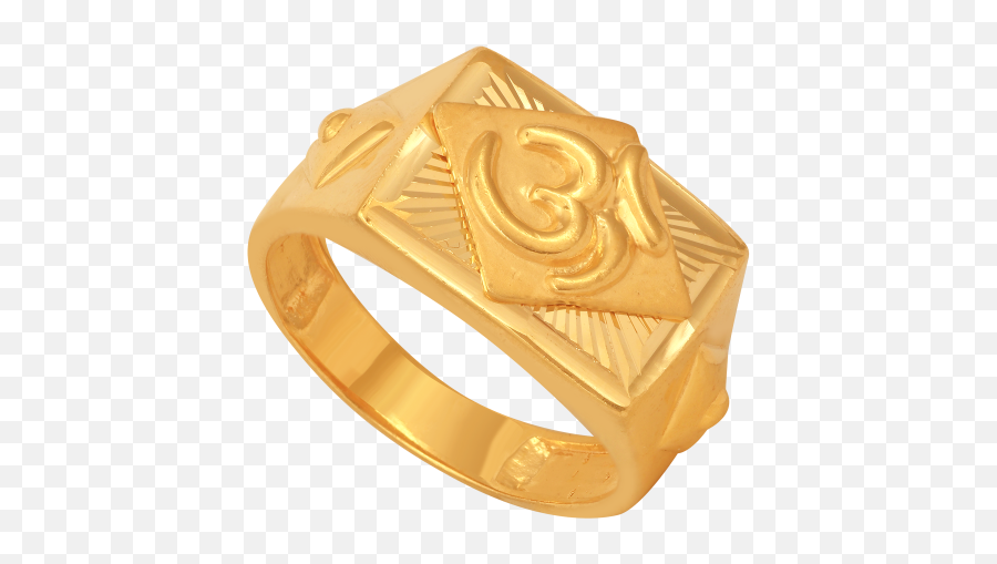 22kt Divine Om Gold Ring - Ring Png,Gold Ring Png